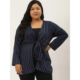 theRebelinme Women Striped Tie-Up Shrug-picture-29