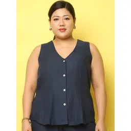 theRebelinme Women V-Neck Sleeveless Waistcoat-picture-41