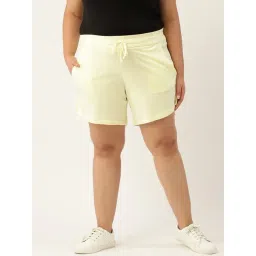 theRebelinme Yellow Cotton Shorts-picture-17