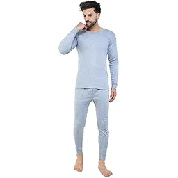 Thermal Set for Men| Round Neck Winter Innerwear| Cotts Wool Inner Warmer for Men| Combo of Thermal top and Pajama Set-picture-41