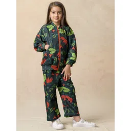 THETAA Girls Printed Long Sleeves Sweatshirt With Joggers-picture-8