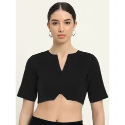 Thevasa Women Black Allure Affair Blouse-picture-24