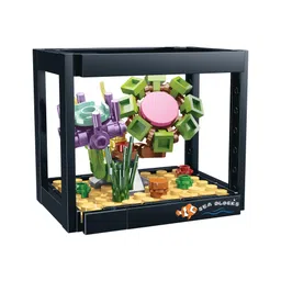 thinker place ThinkerPlace 8-in-1 Dream Ocean Fish Tank Coral Cluster (90 Pieces) | Learn About Marine Life | Building Block Set for Kids Age 7+ | STEM Educational Toy | Build, Collect & Create a Big Fish Tank-picture-17