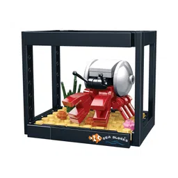 thinker place ThinkerPlace 8-in-1 Dream Ocean Fish Tank Hermit Crab (90 Pieces) | Learn About Marine Life | Building Block Set for Kids Age 7+ | STEM Educational Toy | Build, Collect & Create a Big Fish Tank-picture-10