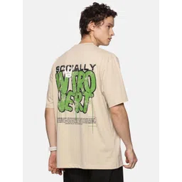 THIRD QUADRANT Men Typography Printed Raw Edge T-shirt-image-21