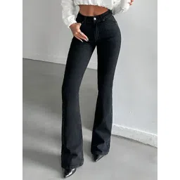 THIRD QUADRANT Women Comfort Bootcut High-Rise Jeans-image-35