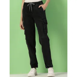 THIRD QUADRANT Women Stretchable Cargo Styles  Jeans-image-33