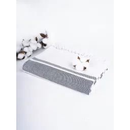 Thirsty Towel Blue & White 1 Striped Cotton 225 GSM Bath Towel-picture-12