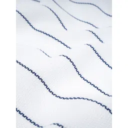 Thirsty Towel Blue & White Striped Pure Cotton 225 GSM Bath Towel image 2