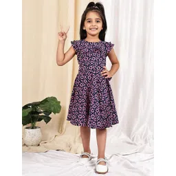 thkgrlz Girls Printed Fit & Flare Dress-picture-44