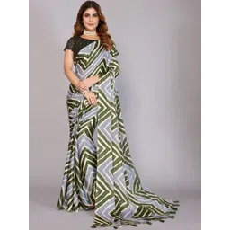 THL - THE HOUSE OF LINEN Sequinned Poly Chiffon Saree-picture-45