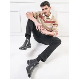 THOMAS CRICK Men Leather Chelsea Boots-picture-32