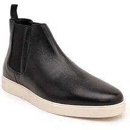 thomas crick Men’s Genuine Leather Chelsea Boots – Slip-On Dress with Elastic Gusset Ortho Footbed & Lightweight Anti-Slip Sole for Casual or Formal Wear-picture-24