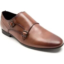 thomas crick Men's Premium Leather Handcrafted Elegance Slip-Resistant Design Monk Shoes-picture-21