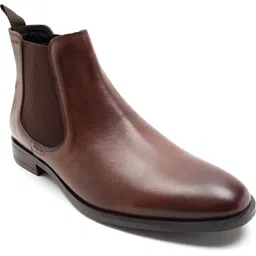 thomas crick Premium Leather Pull Tab Elasticated Side Cushioned Insole Boots For Men-picture-11