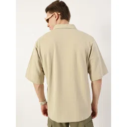 Thomas Scott Beige Relaxed Fit Solid Polo T-Shirt image 2