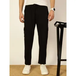Thomas Scott Black Regular fit Solid Trackpant-picture-21