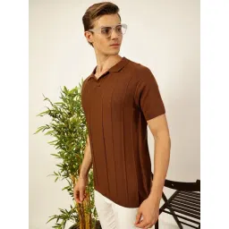 Thomas Scott Brown Regular fit Solid T-Shirts-picture-11