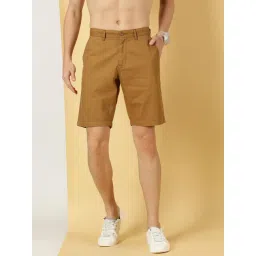 Thomas Scott Brown Slim Fit Shorts-picture-17
