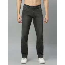 Thomas Scott Charcoal Regular Fit Lightly Washed Jeans-picture-39