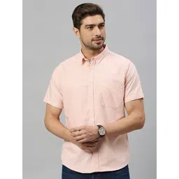 Thomas Scott Classic Slim Fit Opaque Cotton Casual Shirt-picture-21