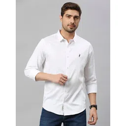 Thomas Scott Classic Slim Fit Spread Collar Casual Shirt-picture-38