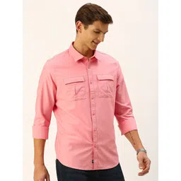 Thomas Scott Classic Slim Fit Twill Weave Pure Cotton Casual Shirt-picture-22