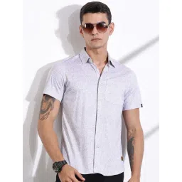 Thomas Scott Grey Cotton Regular Fit Texture Shirt-picture-26