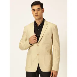 Thomas Scott Linen Slim Fit Single Breasted Blazer-picture-11