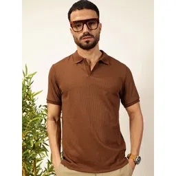 Thomas Scott Men Anti Odour Solid Polo Collar T-Shirt-picture-42