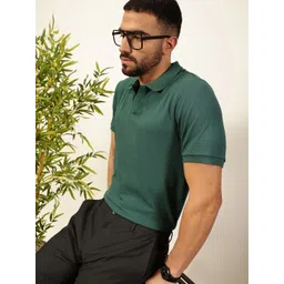 Thomas Scott Men Anti Odour Solid Polo Collar T-shirt image 3