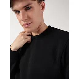 Thomas Scott Men Anti Odour Solid Round Neck Pullover Sweatshirt-picture-23