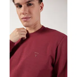 Thomas Scott Men Anti Odour Solid Round Neck Pullover Sweatshirt-picture-24