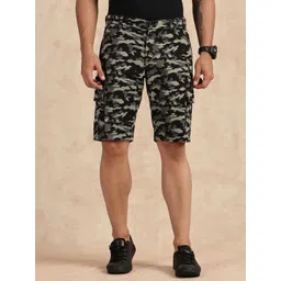 Thomas Scott Men Camouflage Printed Cargo Shorts-picture-17