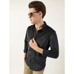 Thomas Scott Men Classic Slim Fit Opaque Casual Shirt-picture-23