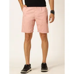 Thomas Scott Men Mid-Rise Cotton Casual Shorts-picture-15