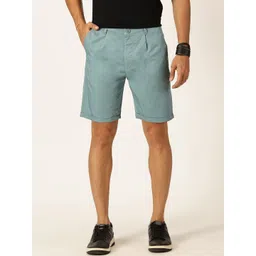 Thomas Scott Men Mid-Rise Cotton Casual Shorts-picture-27