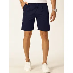 Thomas Scott Men Mid-Rise Cotton Casual Shorts image 1