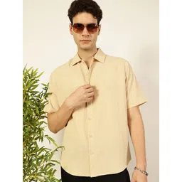 Thomas Scott Men Premium Opaque Textured Casual Shirt-picture-32