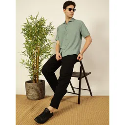 Thomas Scott Men Premium Opaque Textured Casual Shirt image 5