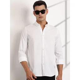 Thomas Scott Men Premium Pinstripes Opaque Striped Casual Shirt-picture-42