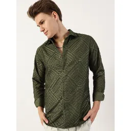 Thomas Scott Men Premium Slim Fit Opaque Casual Shirt-picture-35