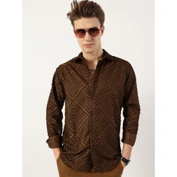 Thomas Scott Men Premium Slim Fit Opaque Casual Shirt-picture-21