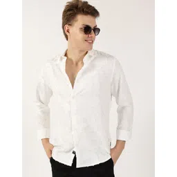 Thomas Scott Men Premium Slim Fit Opaque Casual Shirt-picture-40