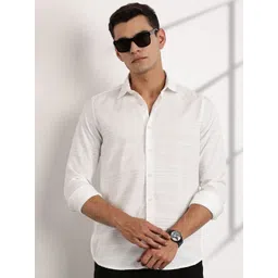 Thomas Scott Men Premium Slim Fit Opaque Casual Shirt-picture-23