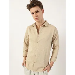 Thomas Scott Men Premium Slim Fit Opaque Faded Casual Shirt-picture-39