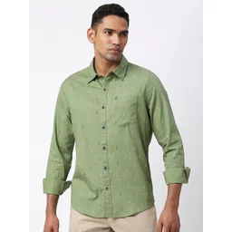 Thomas Scott Men Slim Fit Printed Casual Cotton Shirt-picture-35