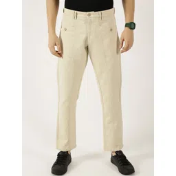 Thomas Scott Men Smart Easy Wash Cargos Trousers image 1