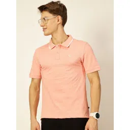 Thomas Scott Men Solid Polo Collar T-shirt-picture-30