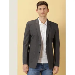thomas scott Men Solid Single Breasted Casual Blazer-picture-11
